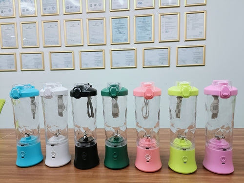 Portable USB‑Rechargeable Blender Bottle
